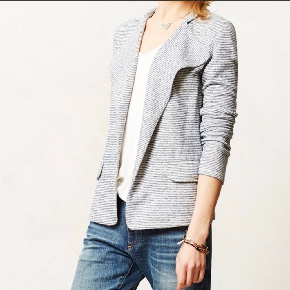 Anthropologie Saturday Sunday Knit Blazer - size L